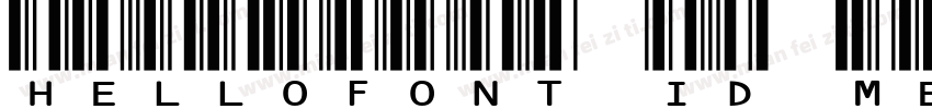 Hellofont ID MeiLingli字体转换